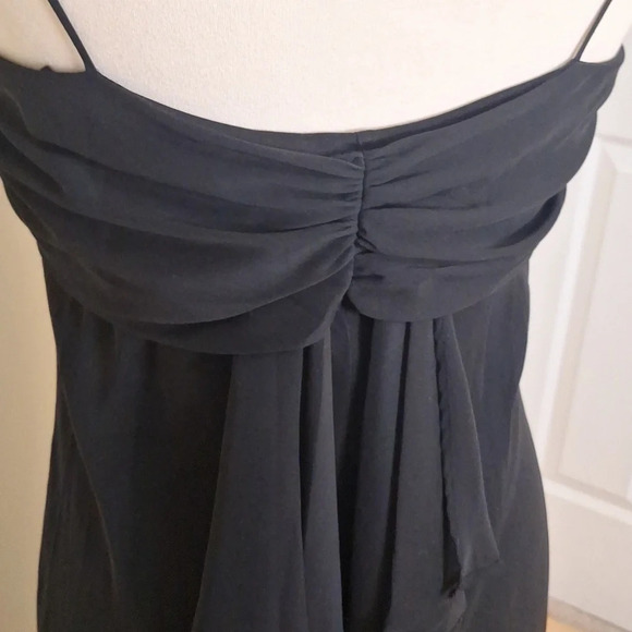 Alyn Paige vintage 90's black spagetti strap maxi formal/prom dress SZ 6 - Picture 4 of 9